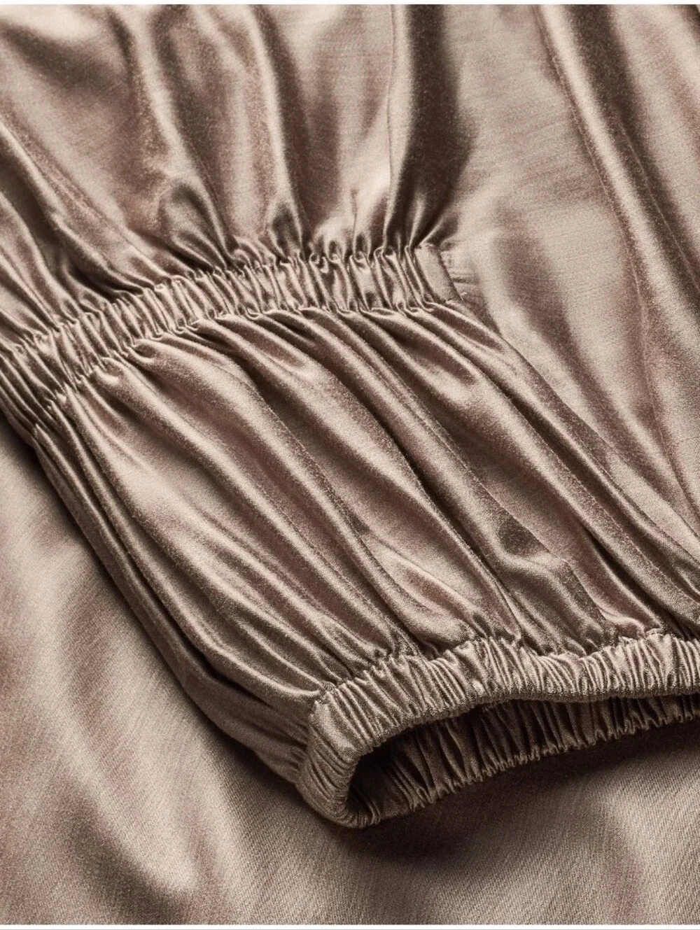 Casaluna Queen 400 Thread Count Rayon from Bamboo Sheet Set Fig Brown